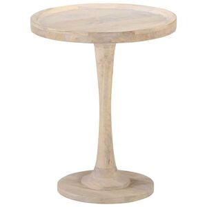 vidaXL Bijzettafel &Oslash;60x75 cm massief mangohout