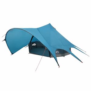 vidaXL Teepee Tent 3-Person 3-persoons Blauw en Grijs