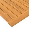 vidaXL Badmat Effen Bruin 80 x 50 cm Hout
