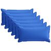 vidaXL Kussensloop 6 st HOUTEN Koninklijk Blauw 40 x 70 cm Polyester