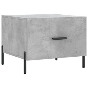 vidaXL Salontafel 50x50x40 cm bewerkt hout betongrijs