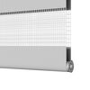 vidaXL Zebra rolgordijn 60x230 cm stofbreedte 55,9 lichtgrijs