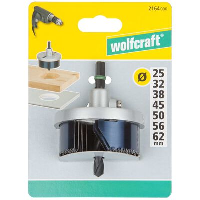 wolfcraft 7-delige Gatenzaagset staal