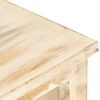 vidaXL Salontafel 90x50x40 cm massief mangohout wit