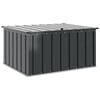 vidaXL Tuinopslagdoos Zwart 101 x 82 x 50 cm Staal