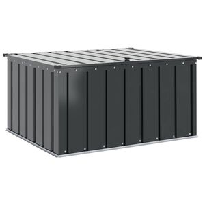 vidaXL Tuinopslagdoos Zwart 101 x 82 x 50 cm Staal