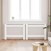 vidaXL Radiatorombouwen 2 st 112x19x81,5 cm MDF wit