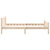 vidaXL Bedframe massief hout 100x200 cm