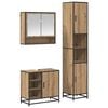 vidaXL Badkamermeubelset 3 st Artisan Eiken 35 x 37,5 x 188,5 cm