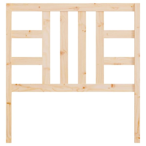 vidaXL Hoofdbord 106x4x100 cm massief grenenhout