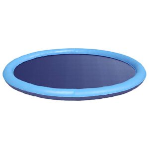 vidaXL Splash Pad voor Kinderen en Honden Blauw &Oslash;150 x 10 cm PVC
