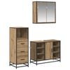 vidaXL Badkamermeubelset 3 st Artisan Eiken 80 x 33 x 60 cm