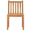 vidaXL 5-delige tuinset 80x80 cm massief teakhout