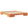 vidaXL Bedframe met opslag Bruin 180 x 200 cm Massief grenenhout