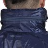 Regenpak 2-delig met capuchon (mannen / marineblauw / maat XL)