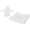 vidaXL Servetten wit 10 stuks 50 x 50 cm
