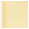vidaXL Balkonscherm 90x500 cm HDPE beige