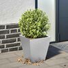 vidaXL Plantenbak 30x30x30 cm gegalvaniseerd staal