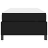 vidaXL Bedframe met matras Zwart 90 x 190 cm Stof