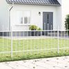 vidaXL Tuin Hek Wit 170 x 100 cm