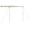 vidaXL Luifel voor camper en caravan 2,4x3x2,15 m beige