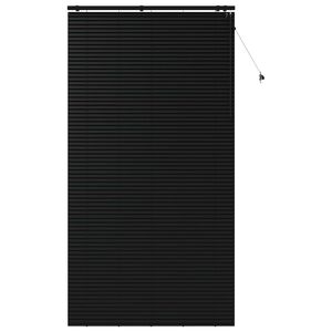 vidaXL Venetiaanse jaloezie Zwart 130 x 250 cm 35 mm