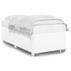 vidaXL Bedframe kunstleer wit 90x200 cm
