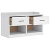 vidaXL Gangbankje SANDNES wit 87x40x50 cm massief grenenhout