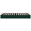 vidaXL Ottoman bedframe zonder matras 140x190 cm fluweel donkergroen