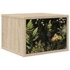 vidaXL Wandkastje RHENEN Sonoma Eiken 36 x 33 x 25 cm Bewerkt hout