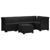 vidaXL 5-Zits Tuin Sofa Rattan Look PP Antraciet