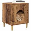vidaXL Kattenhuis Oudhout 42,5 x 40 x 53 cm Bewerkt hout