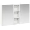 vidaXL Badkamerkastenset 3 st 80 x 10,5 x 50 cm Bewerkt hout
