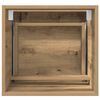 vidaXL Badkamerkast Artisan Eiken 41 x 38,5 x 45 cm Bewerkt hout
