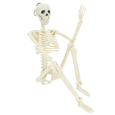 Halloween-skeletten 2 st. wit 85 cm