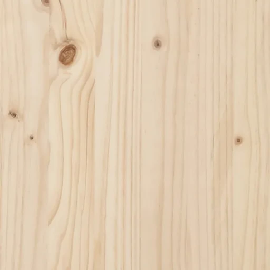 vidaXL Hoofdbord 100x3x80 cm massief grenenhout