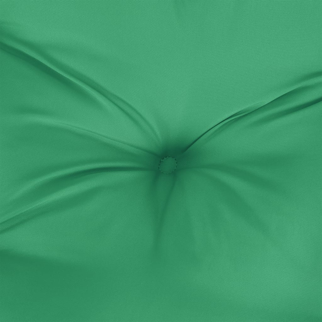 vidaXL Palletkussen 80x40x12 cm stof groen