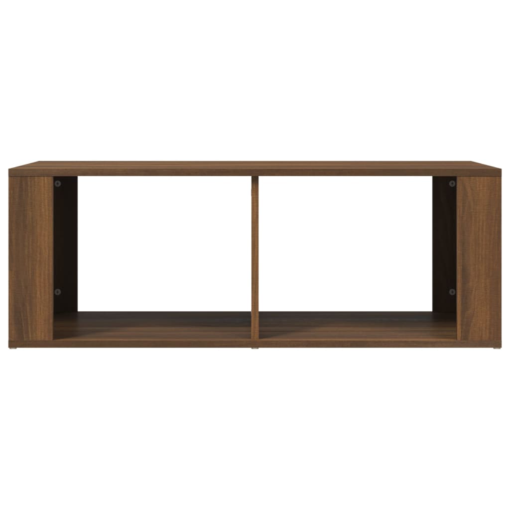 vidaXL Salontafel 100x50x36 cm bewerkt hout bruin eikenkleur