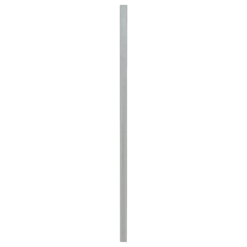vidaXL Schuttingpalen 10 st 150 cm gegalvaniseerd staal zilverkleurig