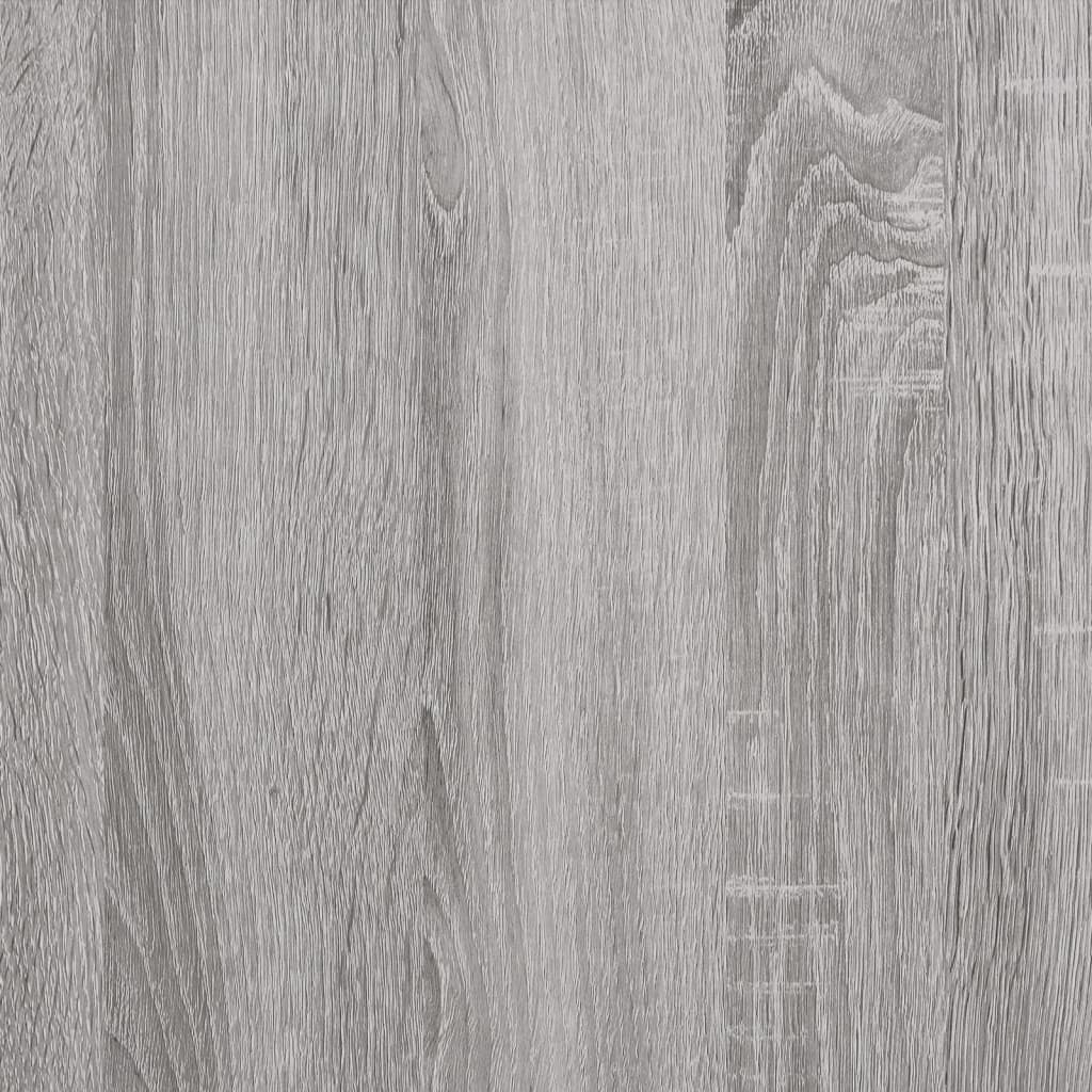 vidaXL Badkamerkast 30x30x100 cm bewerkt hout grijs sonoma eikenkleur