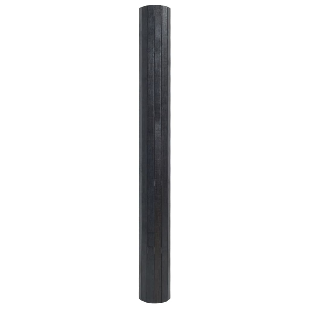 vidaXL Vloerkleed rechthoekig 60x400 cm bamboe grijs