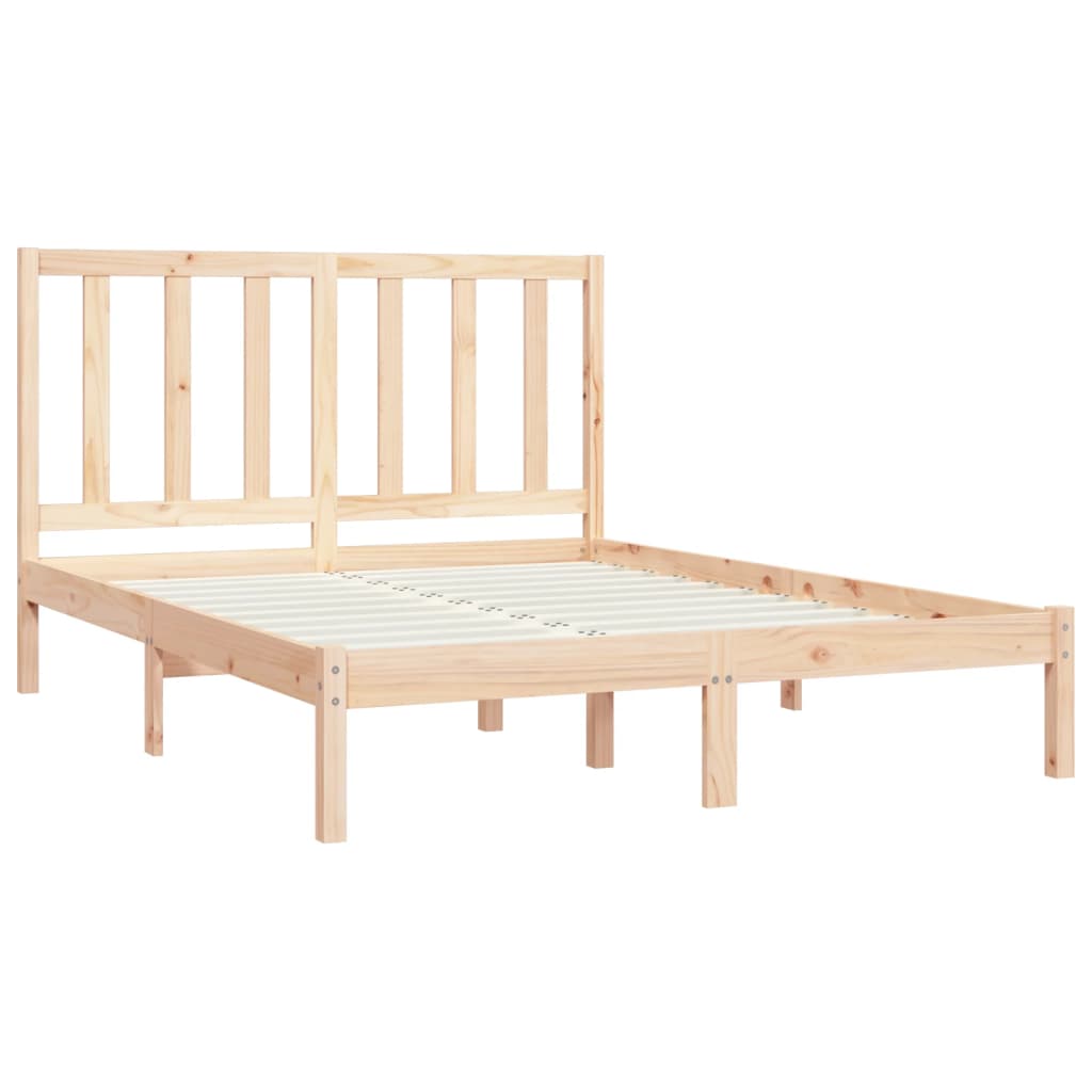 vidaXL Bedframe massief grenenhout 160x200 cm