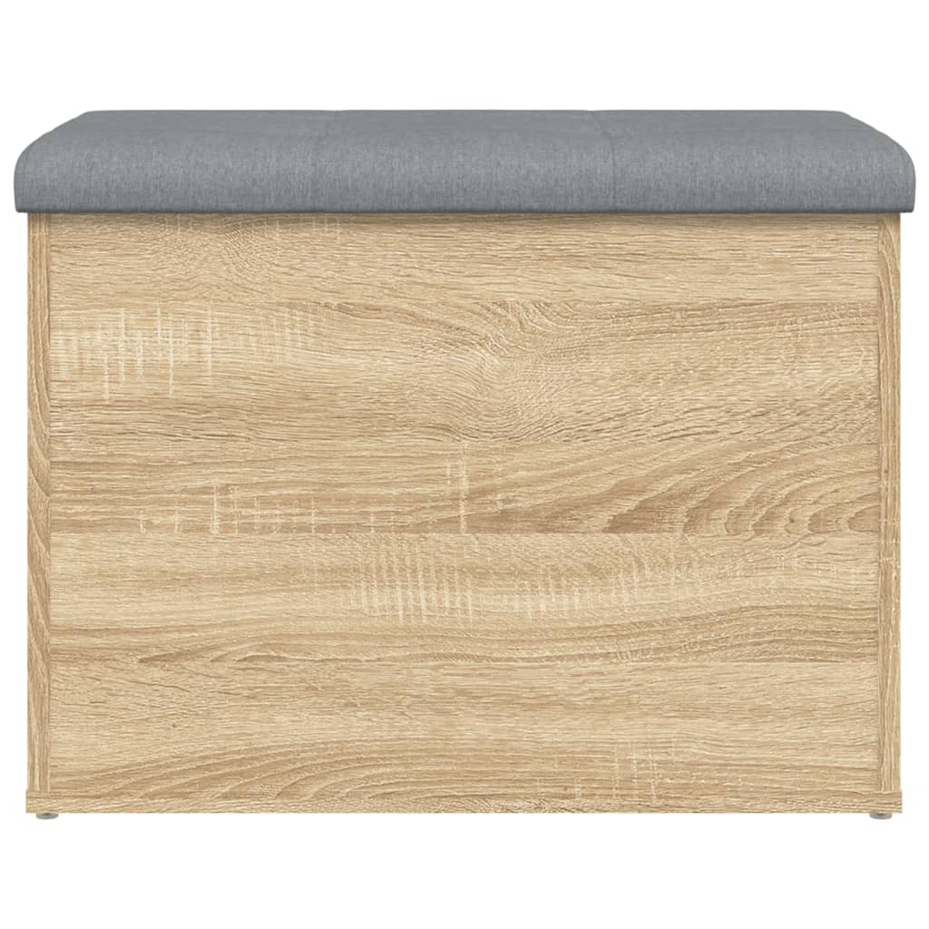 vidaXL Opbergbankje 62x42x45 cm bewerkt hout sonoma eikenkleurig