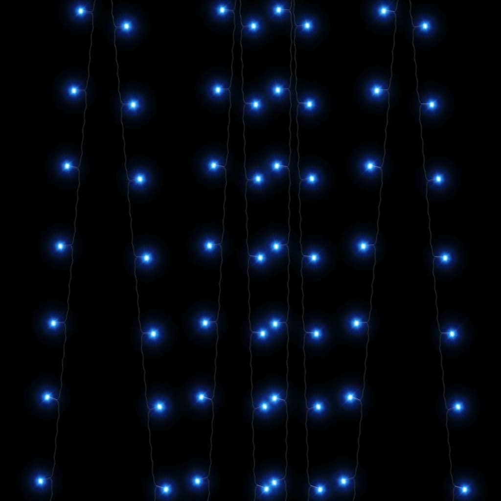 vidaXL Lichtsnoeren 2 st met 2x200 LED's solar binnen/buiten blauw