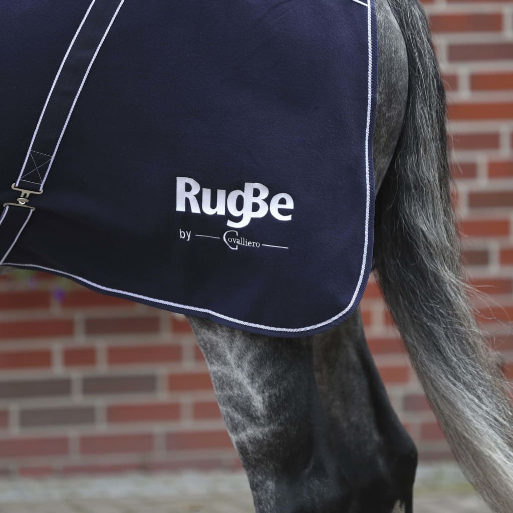 Covalliero Paardendeken RugBe Classic 145 cm fleece marineblauw