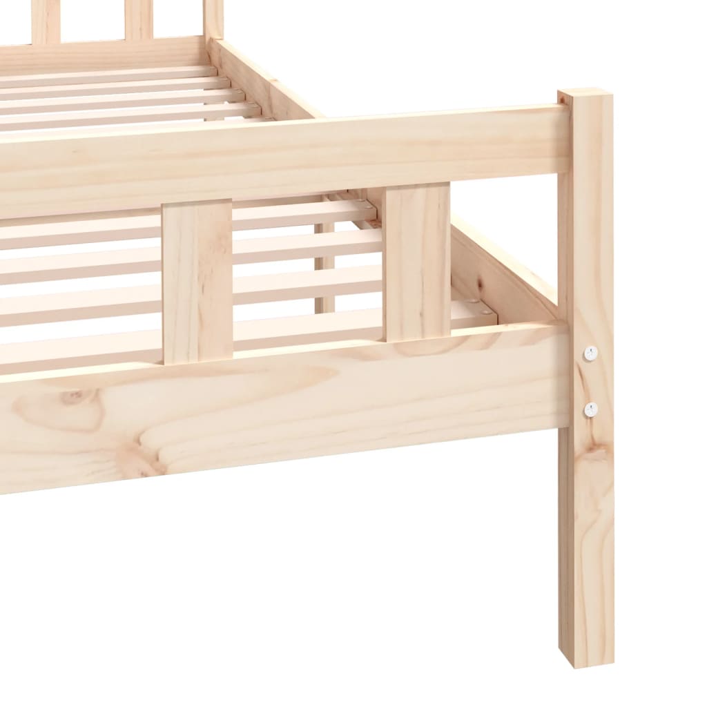 vidaXL Bedframe massief hout 120x200 cm