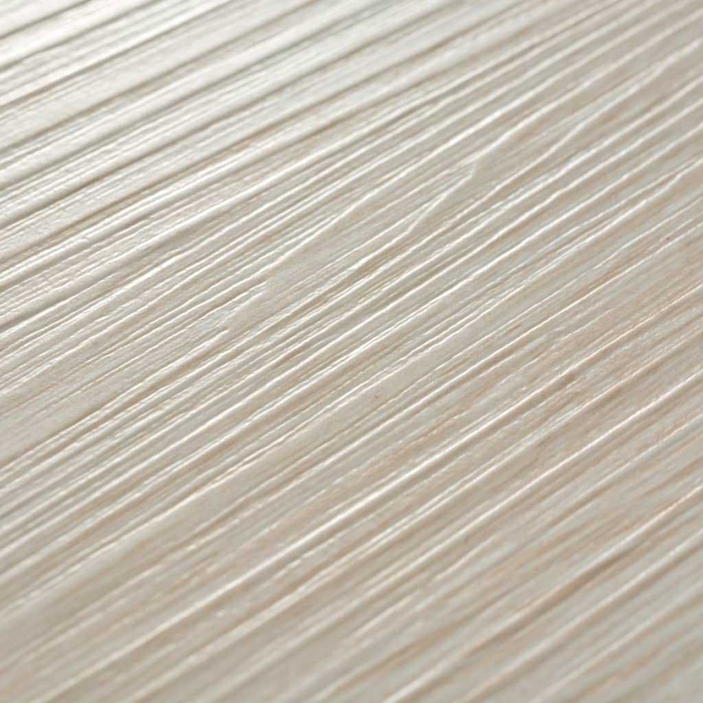 vidaXL Vloerplanken niet-zelfklevend 4,46 m² 3 mm PVC wit eikenkleurig