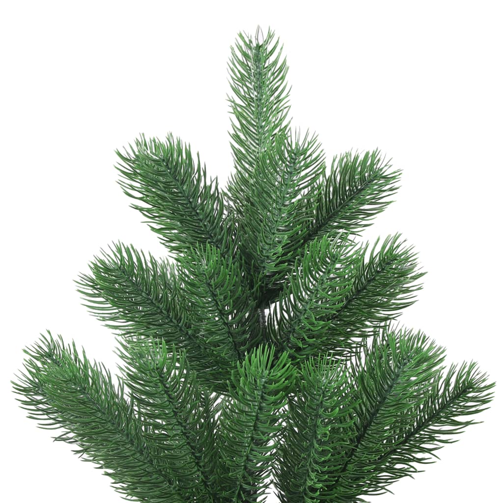 vidaXL Kunstkerstboom met verlichting Nordmann 240 cm groen