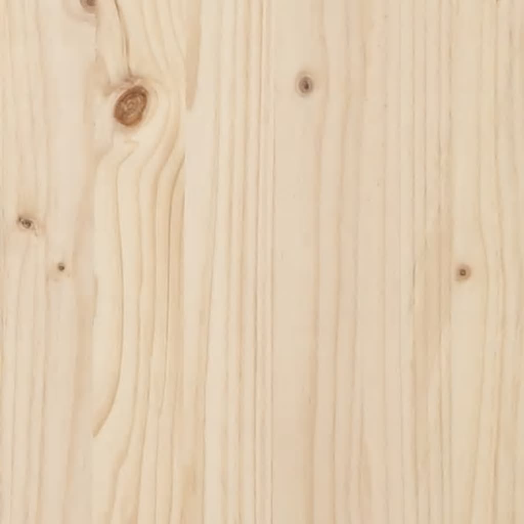vidaXL Palletbed massief grenenhout 120x200 cm