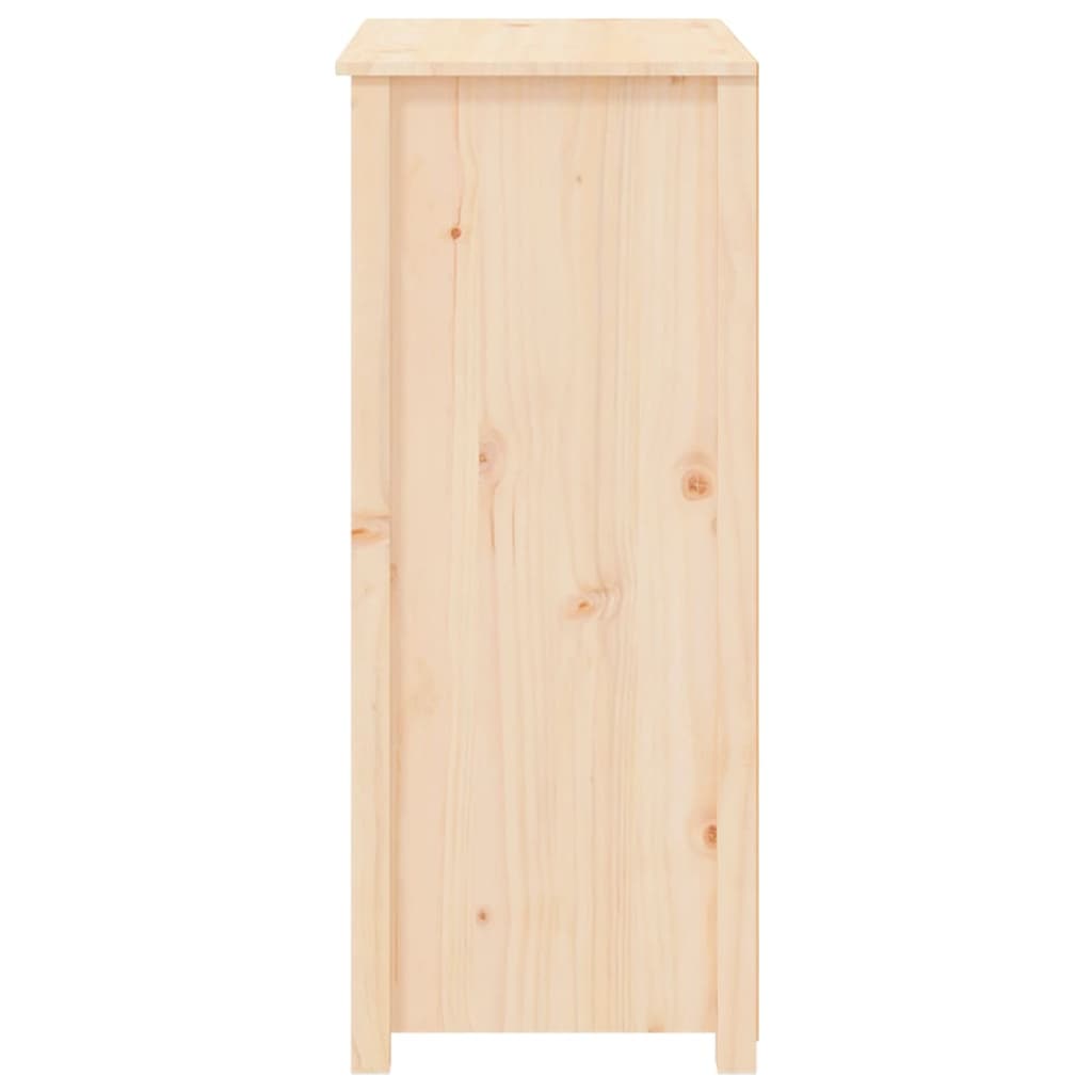 vidaXL Hoge kast 83x41,5x100 cm massief grenenhout